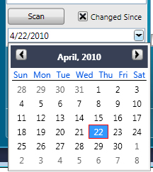 Changed Since calendar